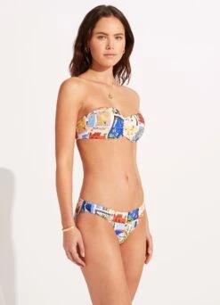 On Vacation Bustier Bandeau Bikini Top - Azure -WaveLuxe Store 30574 022 Azure 5