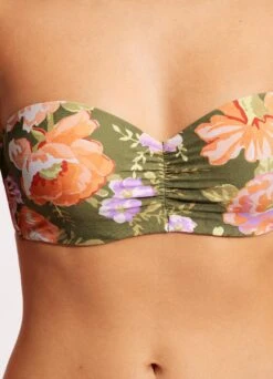 Paradise Garden Bustier Bandeau - Avocado 9 Paradise Garden Bustier Bandeau - Avocado -WaveLuxe Store 30574 960 Avocado 5