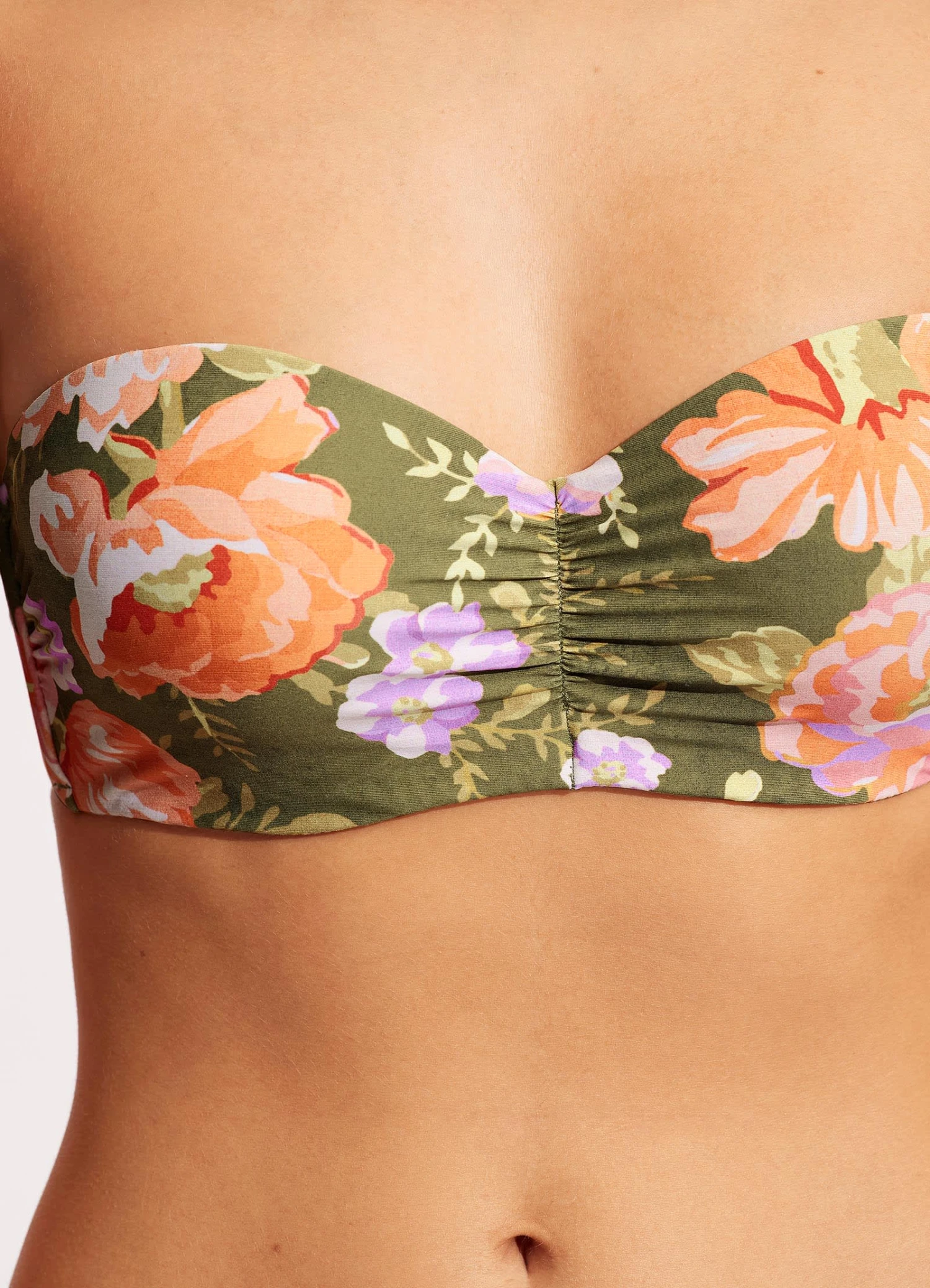 Paradise Garden Bustier Bandeau - Avocado 5 Paradise Garden Bustier Bandeau - Avocado - Image 5