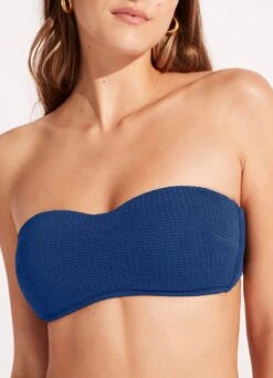 Sea Dive Bustier Bandeau Bikini Top - Ultramarine -WaveLuxe Store 30877 861 Ultramarin 7