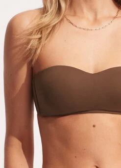 Seafolly Collective Bustier Bandeau - Tiramisu -WaveLuxe Store 30877 942 Tiramisu 4