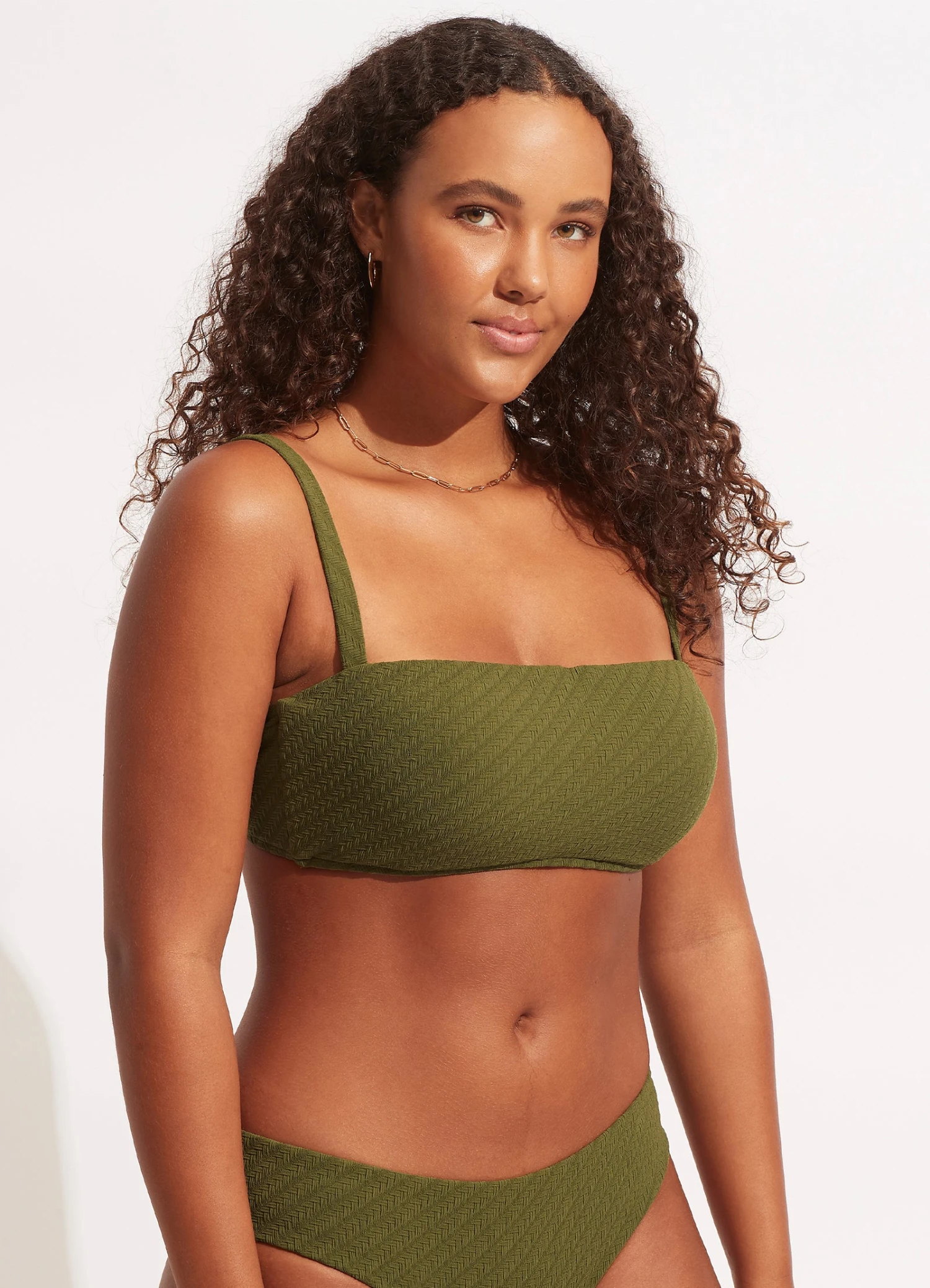 Willow Tank Bra- Avocado 3 Willow Tank Bra- Avocado - Image 3