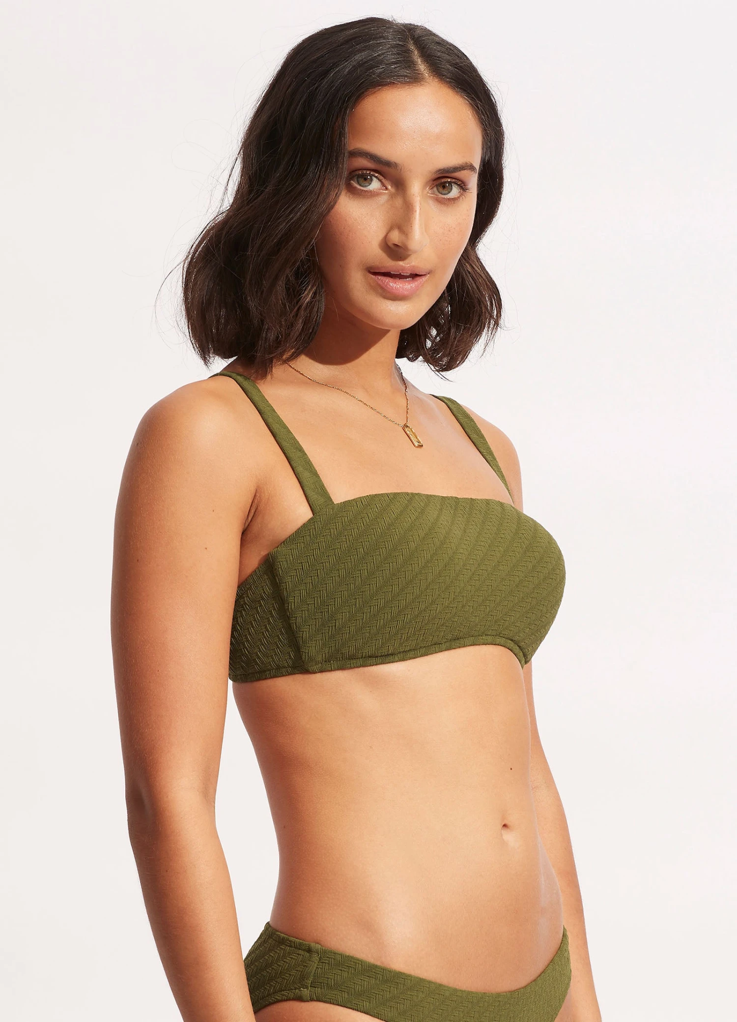 Willow Tank Bra- Avocado 4 Willow Tank Bra- Avocado - Image 4