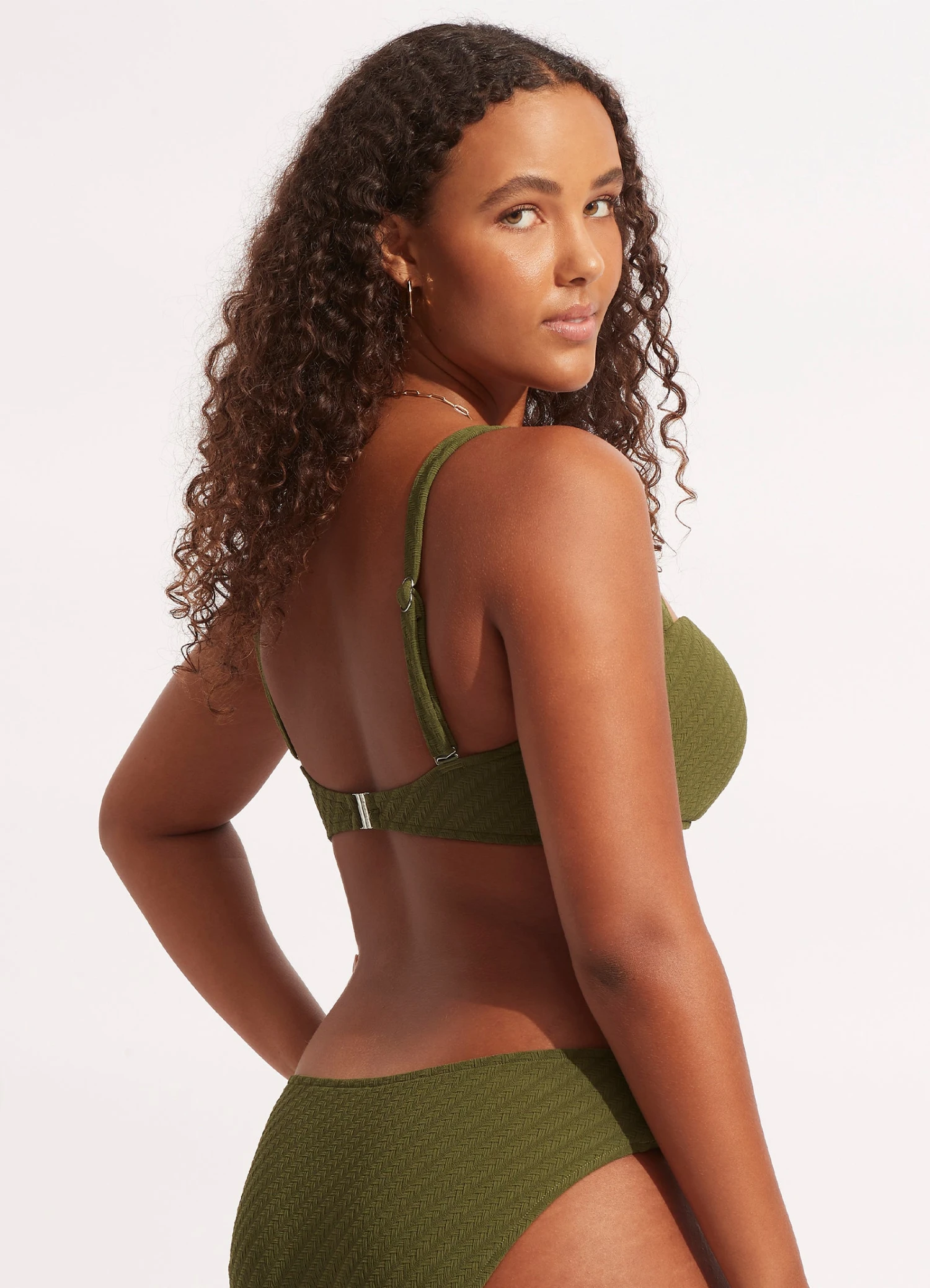 Willow Tank Bra- Avocado 5 Willow Tank Bra- Avocado - Image 5