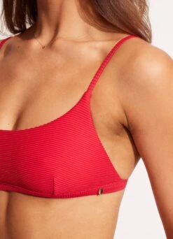 Essentials Bralette- Chilli -WaveLuxe Store 31232 640 Chilli 5