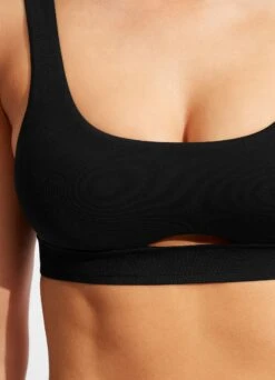 Seafolly Collective Tank Bra - Black 10 Seafolly Collective Tank Bra - Black -WaveLuxe Store 31254 942 Black 5