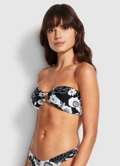 Summer Of Love Ring Front Bandeau - Black 7 Summer Of Love Ring Front Bandeau - Black -WaveLuxe Store 31283 928 Black 3