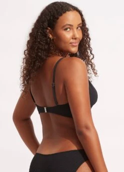 Willow Banded Bralette - Black -WaveLuxe Store 31326 924 Black 9