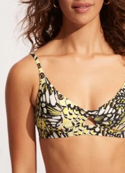 Take Flight Twist Front Bralette - Wild Lime -WaveLuxe Store 31337 914 Wild 20Lime 7