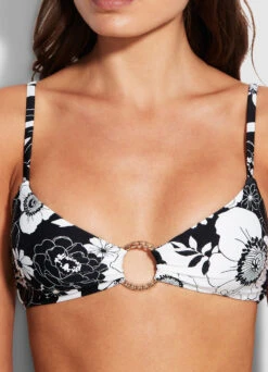 Summer Of Love Ring Front Bralette - Black -WaveLuxe Store 31369 928 Black 3