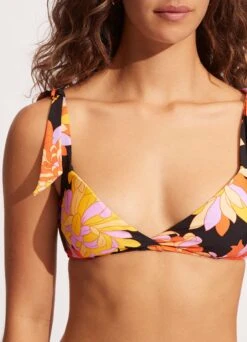 Palm Springs Wrap Front Bralette - Black -WaveLuxe Store 31374 703 Black 7