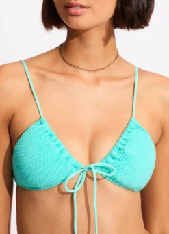Sea Dive Drawstring Neck Bralette -WaveLuxe Store 31393 861 Aruba 20Blue 7