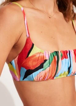 Tropfest Bralette - Aquamarine -WaveLuxe Store 31410 978 Aquamarine 6