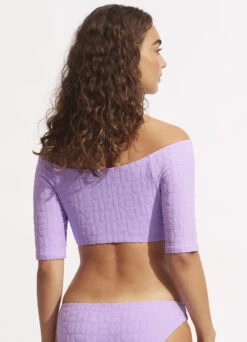 Capri Off Shoulder Crop Top - Wild Rose 10 Capri Off Shoulder Crop Top - Wild Rose -WaveLuxe Store 31421 987 WildRose 5