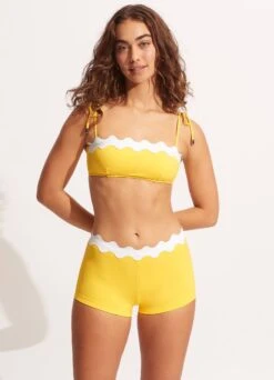 Gia Ric Rac Bustier Bandeau- Citron