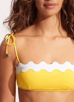 Gia Ric Rac Bustier Bandeau- Citron -WaveLuxe Store 31436 717 Citron 7