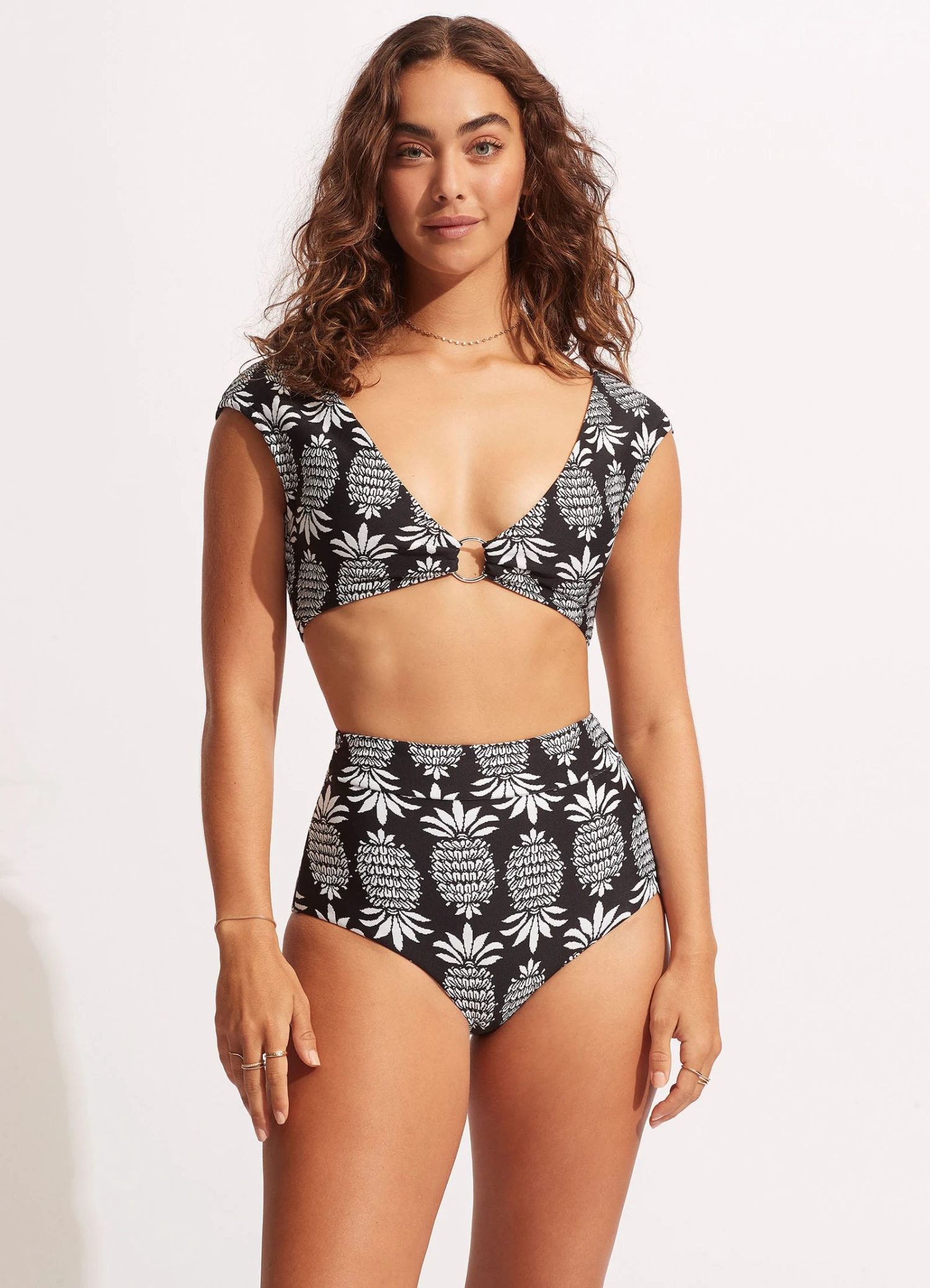 Corsica Cap Sleeve Tank - Black 1 Corsica Cap Sleeve Tank - Black