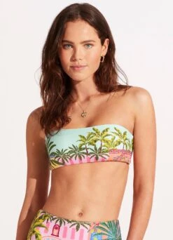 On Vacation Clip Back Bandeau - Azure 9 On Vacation Clip Back Bandeau - Azure -WaveLuxe Store 31448 022 Azure 3