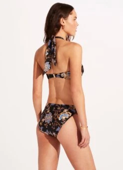 Silk Road Halter Bandeau Bikini Top - Black -WaveLuxe Store 33816 020 Black 6