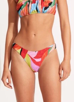 Tropfest Reversible High Cut Pant - Aquamarine -WaveLuxe Store 40305 978 Aquamarine 5