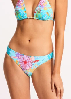 Under The Sea Reversible Hipster Bikini Bottom - Blue Mist -WaveLuxe Store 40426 061 Blue 20Mist 3