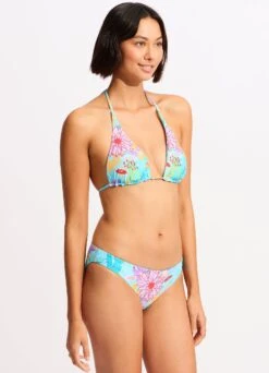Under The Sea Reversible Hipster Bikini Bottom - Blue Mist -WaveLuxe Store 40426 061 Blue 20Mist 5