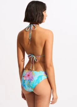 Under The Sea Reversible Hipster Bikini Bottom - Blue Mist -WaveLuxe Store 40426 061 Blue 20Mist 6