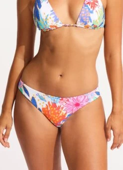 Under The Sea Reversible Hipster Bikini Bottom - White -WaveLuxe Store 40426 061 White 3