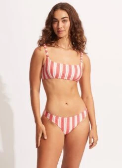 Cabana Hipster Pant - Sunkissed Coral