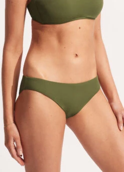 Seafolly Collective Hipster Pant - Avocado -WaveLuxe Store 40473 942 Avocado 4