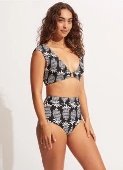 Corsica High Waisted Pant - Black -WaveLuxe Store 40558 810 Black 5