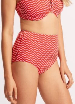 Sienna High Waisted Pant - Chilli Red -WaveLuxe Store 40558 976 Chilli 20Red 4