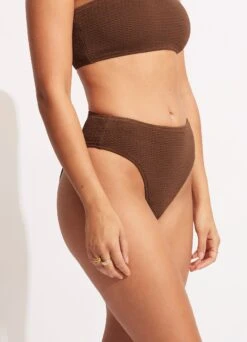 Sea Dive High Rise Pant - Tiramisu -WaveLuxe Store 40609 861 Tiramisu 4