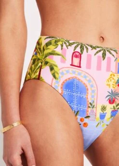 On Vacation High Waisted Pant - Azure -WaveLuxe Store 40646 022 Azure 7