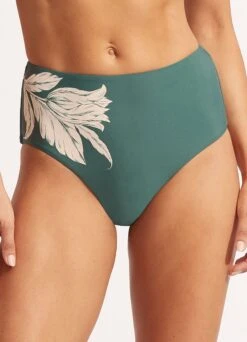 Fleur De Bloom High Waisted Pant - Evergreen -WaveLuxe Store 40646 983 Evergreen 2