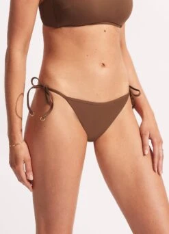 Seafolly Collective Hipster Tie Side - Tiramisu -WaveLuxe Store 40659 942 Tiramisu 4