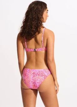 Sea Skin Trim Side Hipster Bikini Bottom - Fuchsia Rose -WaveLuxe Store 40667 064 FuchsiaRos 6