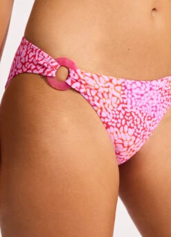 Sea Skin Trim Side Hipster Bikini Bottom - Fuchsia Rose -WaveLuxe Store 40667 064 FuchsiaRos 7