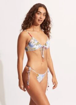 Coast To Coast Drawstring Tie Side Rio Pant - Powder Blue -WaveLuxe Store 40687 913 PowderBlue 5