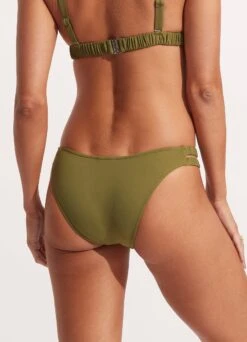 Seafolly Collective Gathered Tab Pant - Avocado -WaveLuxe Store 40691 942 Avocado 5