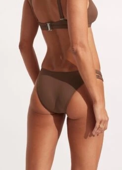 Seafolly Collective Gathered Tab Pant - Tiramisu -WaveLuxe Store 40691 942 Tiramisu 5
