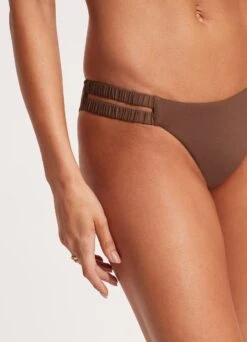 Seafolly Collective Gathered Tab Pant - Tiramisu -WaveLuxe Store 40691 942 Tiramisu 6
