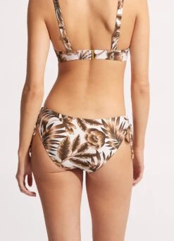 Island In The Sun Loop Tie Side Pant - Ecru -WaveLuxe Store 40692 946 Ecru 5