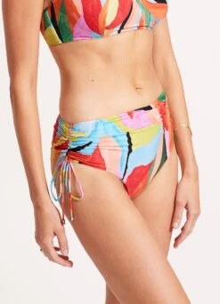 Tropfest Drawstring Hipster - Aquamarine 11 Tropfest Drawstring Hipster - Aquamarine -WaveLuxe Store 40694 978 Aquamarine 5