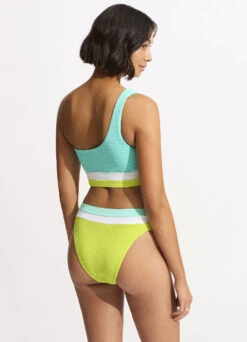 Slice Of Splice High Waisted Bikini Bottom - Lime Burst 8 Slice Of Splice High Waisted Bikini Bottom - Lime Burst -WaveLuxe Store 40697 990 LimeBurst 6