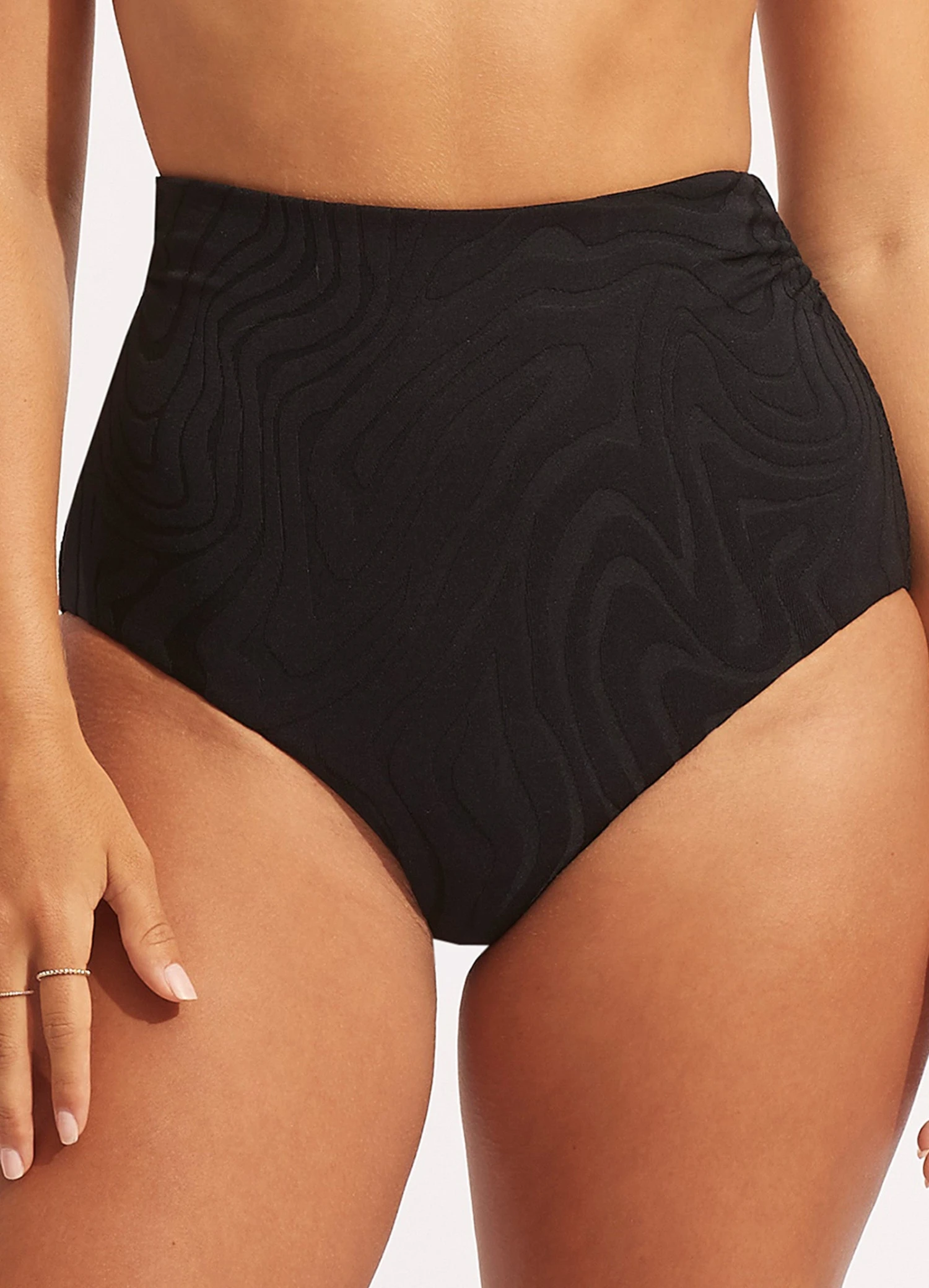 Second Wave High Waist Pant - Black 2 Second Wave High Waist Pant - Black - Image 2