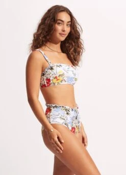 Coast To Coast High Waisted Pant - Powder Blue -WaveLuxe Store 40705 913 PowderBlue 5