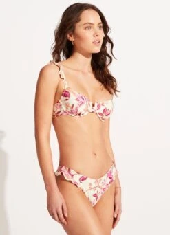 Silk Road High Leg Bikini Bottom - Parfait Pink -WaveLuxe Store 40716 020 ParfaitPnk 5