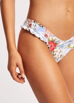 Coast To Coast High Cut Rio Pant - Powder Blue -WaveLuxe Store 40716 913 PowderBlue 7