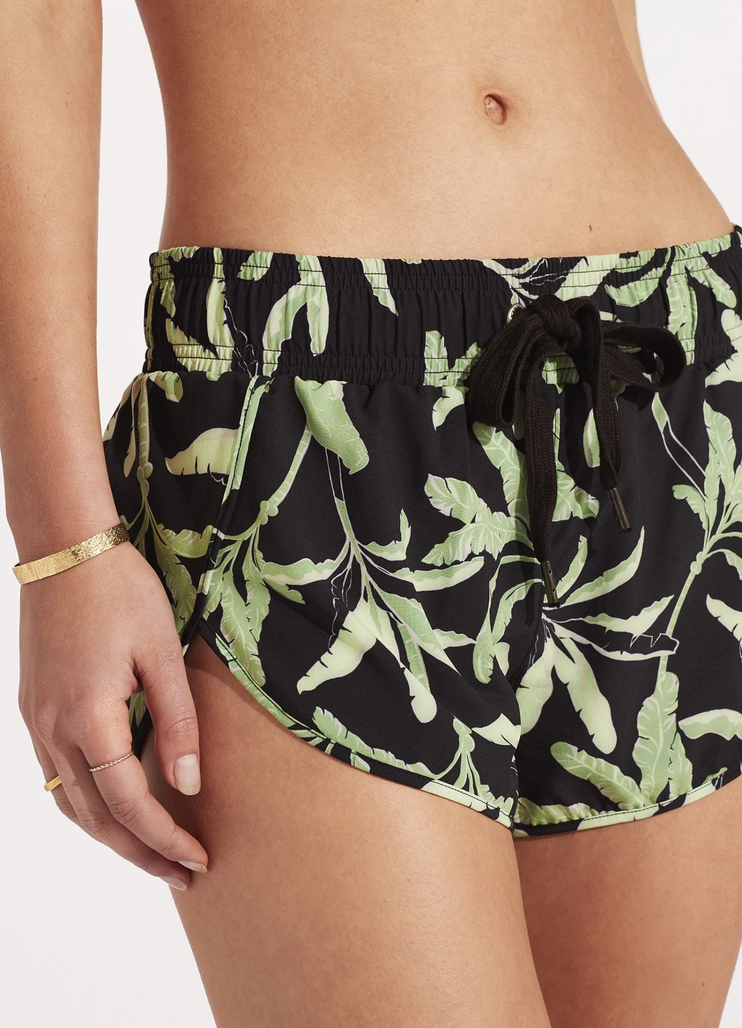 Palm Paradise Boardshort - Black 5 Palm Paradise Boardshort - Black - Image 5